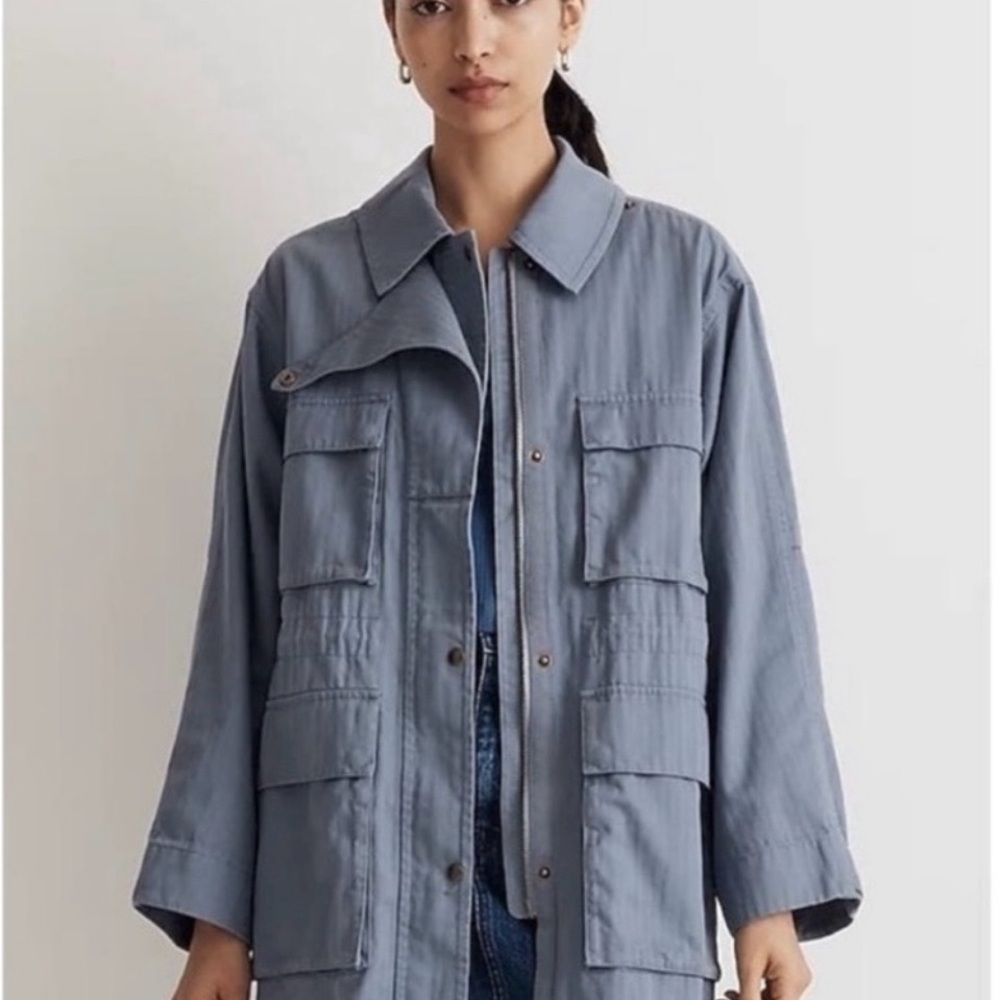 Madewell Blue Utility Jacket